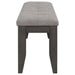 Dalila 6-piece Rectangular Dining Table Set Dark Grey