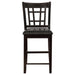 Lavon 5-piece Oval Counter Height Dining Set Espresso