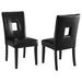 Shannon Upholstered Dining Side Chair Black (Set of 2)
