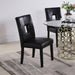 Shannon Upholstered Dining Side Chair Black (Set of 2)