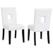 Shannon Upholstered Dining Side Chair White (Set of 2)