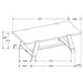 Sharon Rectangular 84-inch Wood Trestle Dining Table Brown