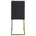 Carmelia Upholstered Dining Side Chair Black (Set of 4)
