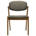 Malone Padded Wood Dining Arm Chair Dark Walnut (Set of 2)