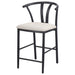 Dolman Counter Height Dining Side Chair Beige (Set of 2)