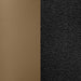 Edson 5-piece Rectangular Glass Top Dining Table Set Bronze