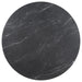Camden 5-piece Round Faux Marble Top Dining Table Set Black