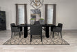 Catherine 5-piece Rectangular Dining Table Set Black