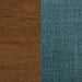 Cantley Upholstered Dining Side Chair Teal Blue (Set of 2)