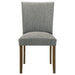 Cantley Upholstered Dining Side Chair Grey (Set of 2)