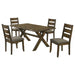 Alston 5-piece Rectangular Dining Table Set Knotty Nutmeg