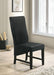 Barrand Upholstered Dining Side Chair Black (Set of 2)