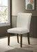 Cantley Upholstered Dining Side Chair Beige (Set of 2)