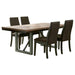 Spring Creek 5-piece Rectangular Dining Table Set Chocolate