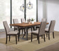 Spring Creek 77-inch Extension Dining Table Natural Walnut