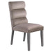 Carla Velvet Upholstered Dining Side Chair Ash (Set of 2)