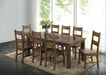 Coleman Rectangular 79-inch Dining Table Rustic Golden Brown