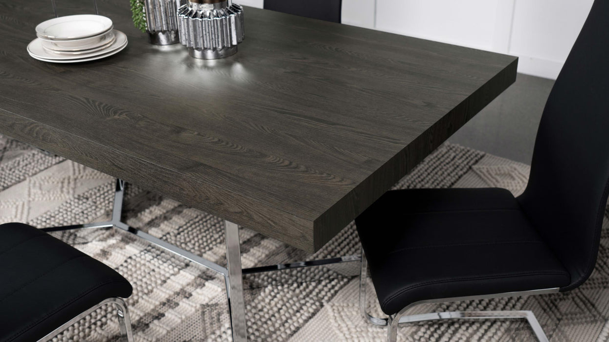 Benson 72-inch Composite Wood Dining Table Dark Oak