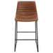 Zuni Upholstered Counter Height Chair Saddle (Set of 2)