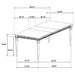 Evangeline 5-piece Extension Leaf Dining Set Silver Oak