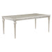 Evangeline 96-inch Extension Leaf Dining Table Silver Oak