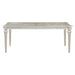 Evangeline 96-inch Extension Leaf Dining Table Silver Oak