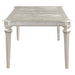 Evangeline 96-inch Extension Leaf Dining Table Silver Oak