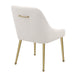 Mayette Upholstered Dining Side Chair Ivory (Set of 2)