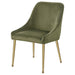 Mayette Upholstered Dining Side Chair Olive (Set of 2)