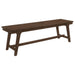 Reynolds 6-piece Rectangular Dining Table Set Brown Oak