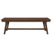 Reynolds 6-piece Rectangular Dining Table Set Brown Oak