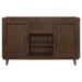 Reynolds 2-door Sideboard Buffet Storage Cabinet Brown Oak