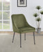 Mayette Upholstered Dining Side Chair Olive (Set of 2)
