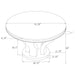 Anchorage 5-piece Round Stainless Steel Dining Set Chrome