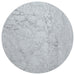Bartole Round 48-inch Italian Marble Top Dining Table White