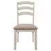 Ronnie Wood Dining Side Chair Rustic Cream (Set of 2)