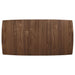 Alfredo 63-inch Extension Leaf Dining Table Natural Walnut