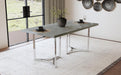 Sterling 72-inch Rectangular Dining Table Grey Faux Marble