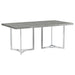 Sterling 72-inch Rectangular Dining Table Grey Faux Marble