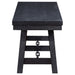 Newport 6-piece Rectangular Trestle Dining Table Set Black