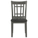 Lavon 5-piece Oval Extension Leaf Dining Set Medium Grey