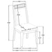 Brookmead 5-piece Extension Leaf Dining Table Set Black