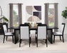 Brookmead 100-inch Extension Leaf Dining Table Black