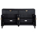 Brookmead 4-door Sideboard Buffet Storage Cabinet Black