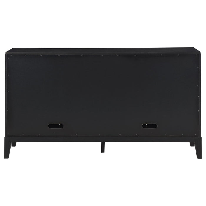 Brookmead 4-door Sideboard Buffet Storage Cabinet Black