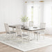 Aventine 5-piece Extension Leaf Dining Set Vintage White