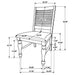 Aventine 5-piece Extension Leaf Dining Set Vintage White
