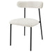 Anzio Boucle Upholstered Dining Side Chair White (Set of 2)