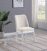 Carissa Upholstered Dining Side Chair Beige (Set of 2)