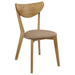 Elowen Wood Dining Side Chair Light Walnut (Set of 2)